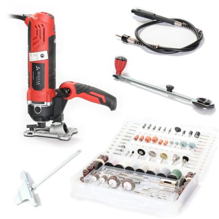 دستگاه فرز همه کاره دور متغیر محک به همراه کیت ابزار مدل MRT-550