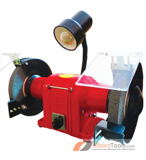 ماشین سنگ سنباده 200 میلیمتر 700 وات 3000 دور چراغ دار محک GD 200-1 HL