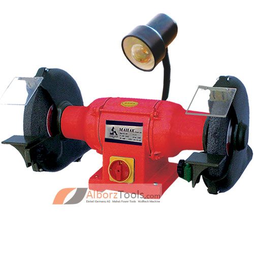 ماشین سنگ سنباده 300 میلیمتر 2000 وات 1400 دور سه فاز چراغ دار بدون پایه محک GD 300 HL