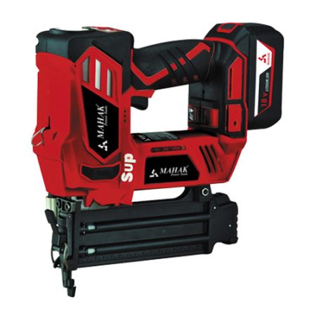 میخکوب شارژی 18 ولت براش لس محک با باطری لیتیوم اضافه و کیف NM-18B میخکوب شارژی 18 ولت براش لس محک با باطری لیتیوم اضافه و کیف NM-18B