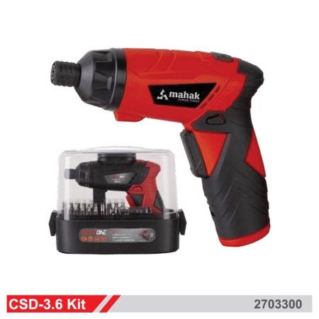 پیچ گوشتی شارژی 3.6 ولت لیتیوم محک CSD-3.6 Kit